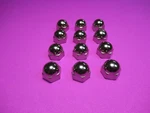 M10-1.25 Acorn Dome Nut Chrome Steel Yamaha Honda Kawasaki Suzuki (12 Pack) New. Price: $7.99.