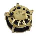 Gold Air Cleaner Intake Filter For Harley 17-UP Touring Road King Glide Flh New. Price: $209.95.