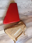 Triumph Left Rear Side Panel 1971-72 Bsa, 650CC # 83-2502 Red OM30 New. Price: $120.00.