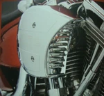 Big Dog Motorcycles Oem Air Cleaner Cover W/ Logo & Louvered Plate 2004-2011 New. Price: $199.99.