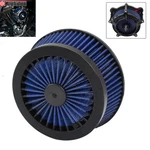 Blue Air Filter Replacement For Harley Touring Road Glide Sportster Dyna Softail New. Price: $18.02.