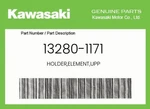 Kawasaki Genuine Holder,element,upp 13280-1171 New. Price: $25.44.