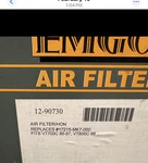 1986-87 Honda VT700C/ 198& VT800C Emgo Air Filter 12-90730 New. Price: $13.95.