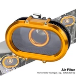 Gold Air Cleaner Stage Intake For Harley Road Glide 24-25 Softail Fat Boy 2025 New. Price: $240.99.