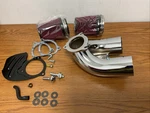 S&s Cycle Tuned Induction Air Cleaner Kit For Harley 170-0566A Used. Price: $474.99.
