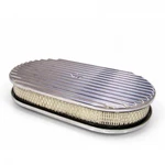 15" Oval Full Finned Air Cleaner With Element - Vintage VPAA151 Street Custom New. Price: $129.95.