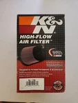 K & Nuniversal Round/straight Clamp-on Air Filter RU-1760 New. Price: $60.00.