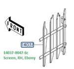 Kawasaki 1985-2020 KX65 KX60 Screen Rh Ebony 14037-0047-6C New Oem. Price: $25.28.