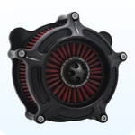 Red Turbine Air Breather Filter For Harley Roadking FL08-16 Softail Fatboy 16-17 New. Price: $85.14.