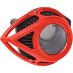 Arlen Ness 18-901 Clear Tear Series Air Cleaner Kit, Red Anodized New. Price: $402.99.