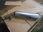 Triumph Trophy 900 1998 Left Muffler Exhaust Pipe Silencer 2201005 Used. Price: $64.95.
