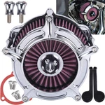 Chrome Air Cleaner Intake Filter Kit For Harley Sportster Iron Xl 1200 883 48 72 New. Price: $75.99.