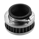 Autohaux Universal 44-46MM Air Filter Cleaner Round Black, Silver Tone New. Price: $21.40.