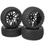 12MM Hex Wheel Rims With Rubber Tires And Sponge For Rc Vehicles New. Price: $20.00.