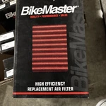 Bikemaster Air 2009 2014 Yamaha YZF-R1 YZFR1 (filter # 457074) New. Price: $45.00.