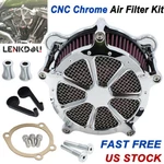 For Harley Air Cleaner Intake Filter Dyna Softail Touring Road King Street Glide New. Price: $60.29.