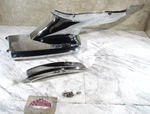 Lh Left Rear Strut & Stay Cover, Fits 2009-23 Kawasaki Voyager VN1700 (OPS7093) Used. Price: $108.75.