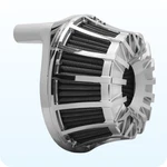 Air Filter Cleaner Intake Chrome Gauge For Harley Touring Electra Glide Fl 08-16 New. Price: $120.31.