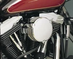 Chrome 6" Dragtron Ii Air Cleaner 84-06 Harley Dyna Touring Softail Xl New. Price: $148.68.