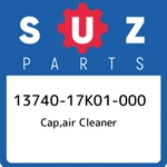 13740-17K01-000 Suzuki Cap,air Cleaner 1374017K01000, New Genuine Oem Part. Price: $79.19.