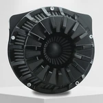 Black Spokes Air Cleaner For Harley Softail 05-15 Road King Dyna Wide Glide New. Price: $115.00.
