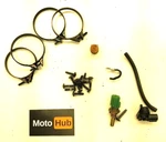 05-06 Suzuki GSXR1000 Oem Airbox Cleaner Parts Kit Sensors, Clamps, Screws Used. Price: $49.99.