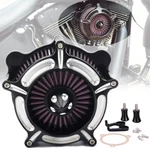 Air Cleaner Intake Filter For Harley Touring Dyna Softail Electra Glide Trike New. Price: $67.15.