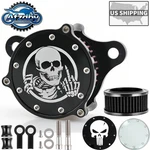 Skull Air Filter Cleaner Intake For Harley Sportster XL1200 Iron 883 Roadster New. Price: $39.99.