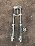 06 KTM50SX Pro Sr Lc Forks Front Suspension Triple Clamp Stem Used. Price: $225.00.