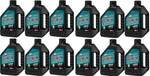 12 1LT Liter Bottles Maxima Premium 10W-40 Mineral Motorcycle Atv Engine Oil New. Price: $129.99.