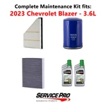 2023 Chevrolet Blazer 3.6L Complete Air, Oil & Cabin Filter Kit (0W-20) New. Price: $110.95.