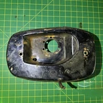 Harley Shovelhead 80 Cubic Inch Air Cleaner Backing Plate Ham Can Oem!! Flh Used. Price: $49.99.