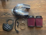S&s Cycle Tuned Induction Air Intake 2017-25 Harley 170-0566A Glide Softail Tri Used. Price: $375.00.