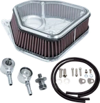Alloy Art 2.8M8P Boom Box Air Cleaner Kit Clear Cover Flhx Street Glide New. Price: $450.00.