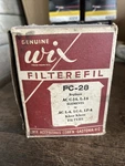 Nos Vintage Genuine Wix PC-28 Filter. Price: $15.95.