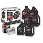 Maxima V-twin Oil Change Kit Synthetic With Chrome Filter, Cam 90-119016C New. Price: $123.63.