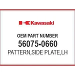 Kawasaki Pattern,side Plate,lh 56075-0660 Oem New. Price: $68.91.