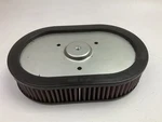 High Flow Oval Air Filter Washable Reusable For 2009-2017 Harley Cvo Touring New. Price: $53.99.