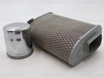 Hiflo Air Filter And Chrome Oil Honda CB-X4 1300 (1997-2002) New. Price: $54.74.
