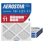 Aerostar 16.375X21.5X1 Merv 11 Air Filter, 4 Count, Actual Pack, New. Price: $53.09.