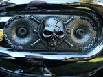 Skull Metal Air Filter Cover Insert For Harley Davidson Sportster 883 Motorcycle New. Price: $89.95.