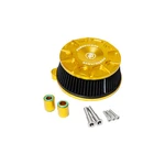 Gold Air Cleaner Intake Filter For Harley 04-17 Dyna Fxd, 2001-15 Softail Fl New. Price: $159.95.