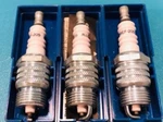 1932 Ford Vintage Allstate H8EF-205 Super Spark Plugs (3) Used. Price: $25.00.