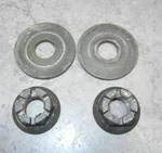 2001 Yamaha Grizzly YFM600 4X4 Front Wheel Axle Nuts And Washers 90171-16048-00 Used. Price: $25.00.