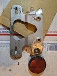 Yamaha QT50 License Plate Bracket And Reflector Used. Price: $18.00.