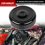 Black Round 8" Air Cleaner Cover For Harley Fat Boy Lo Sportster XL1200C XL1200T New. Price: $50.72.