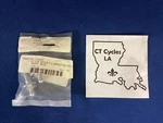 New Pk Kuryakyn Breather Bolts, Stock Length 1/4", 1999-2015 Twin Cam, 9975*. Price: $21.99.