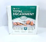 Lock-up Box Spring Total Encasement Cover Zippered Protector Bed Bug Protection New. Price: $17.95.