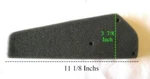 Air Filter Foam Scooter Moped 49 50CC Lingben Zeta Jialing Ludix Fym Cf Moto Tgb New. Price: $12.99.