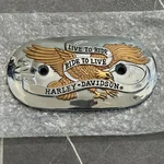 Eagle Iron Live To Ride Plastic Oval Air Cleaner Cover Insert Harley Davidson Used. Price: $48.00.